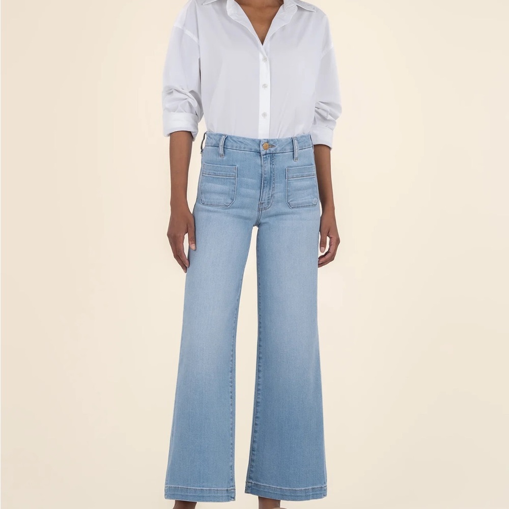 Kut from the Kloth MEG High Rise Wide Leg Jeans